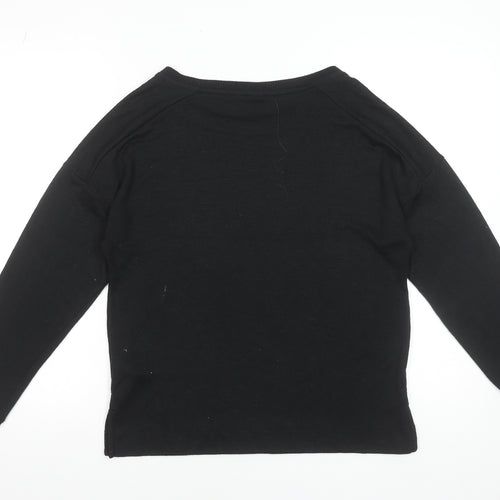 GAP Women’s Black Crew Neck Long Sleeve Pullover Jumper Size S