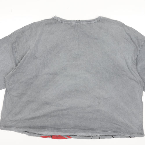 Disney at George Women’s Grey Mickey Mouse Cotton T-Shirt Size 20