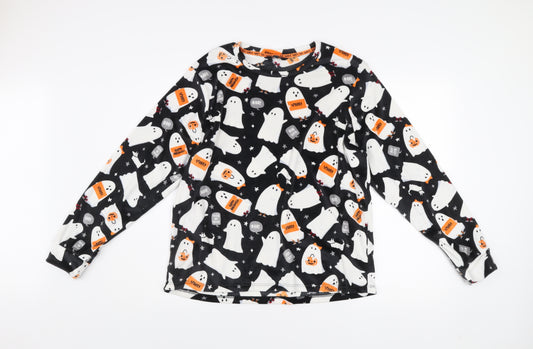 Originals Teens Multicoloured Halloween Ghost Long Sleeve Nightshirt Size 14-16