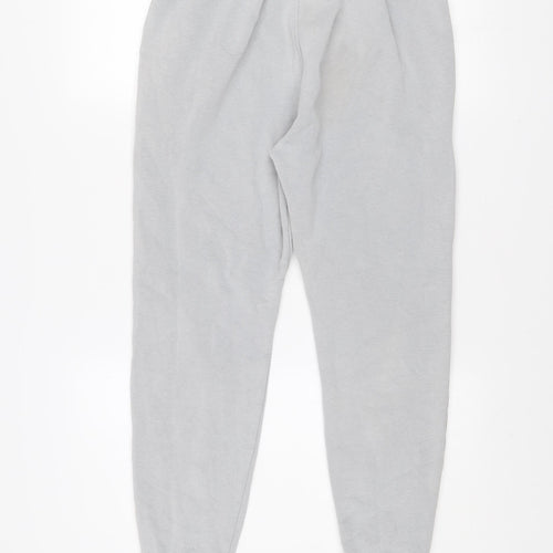 Reebok Women’s Grey Jogger Sweatpants M Regular Fit Cotton Blend