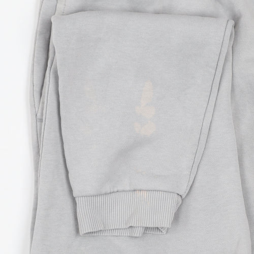 Reebok Women’s Grey Jogger Sweatpants M Regular Fit Cotton Blend