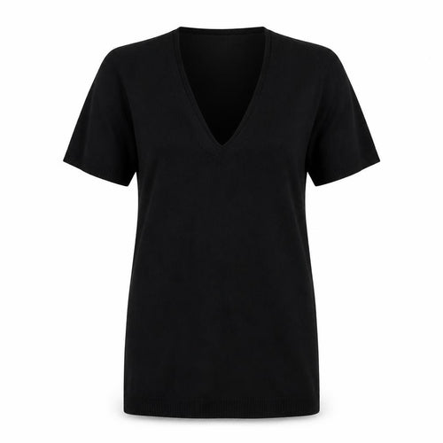 Oasis Women's Black Size 12 V-Neck Knit Bodycon Dress