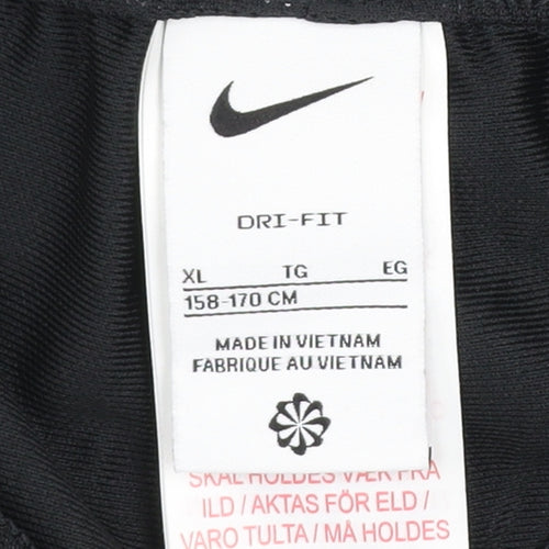 Nike Women's Black XL Dri-Fit Tapered Track Pants
