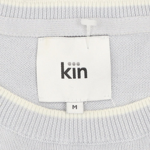 Kin Men’s Blue Cotton Short Sleeve Knit Top Size M