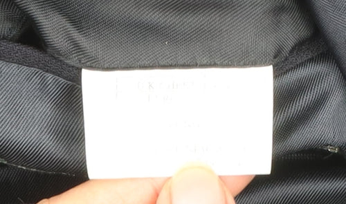 Centaur Men's Black Wool Blend Regular Fit Three-Button Blazer 42R