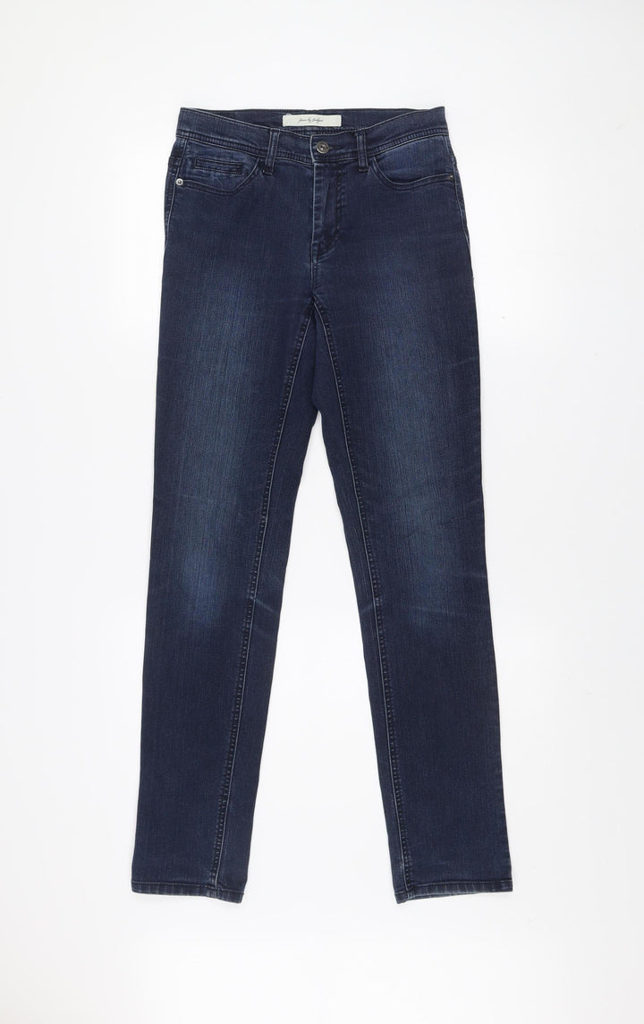 Jeans by Jackpot Men's Blue Straight Slim Fit Denim Jeans 27x32
