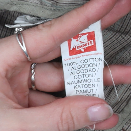 MNG Women’s Beige Checked Hooded Lightweight Long Rain Coat Size 8