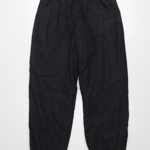 Brugi Men's Black Snow Pants Size S Water Resistant Trousers