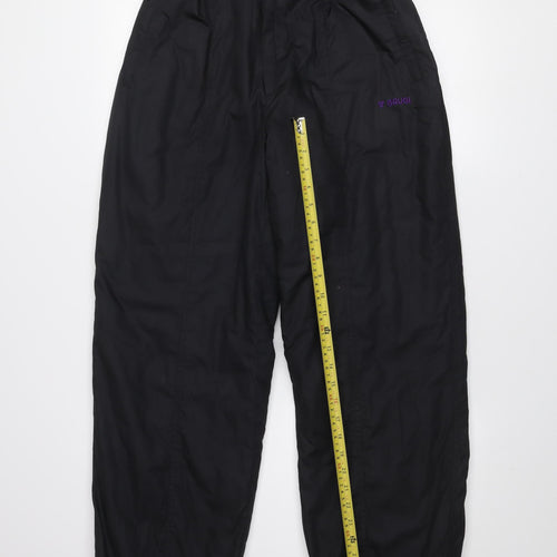 Brugi Men's Black Snow Pants Size S Water Resistant Trousers