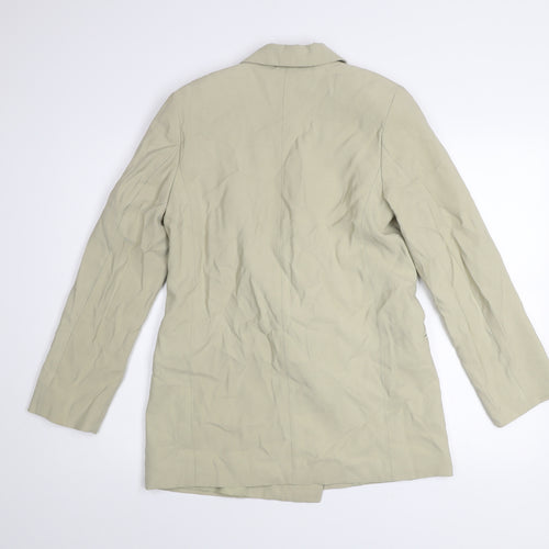 H&M Womens Beige XS Regular Fit Blazer Jacket