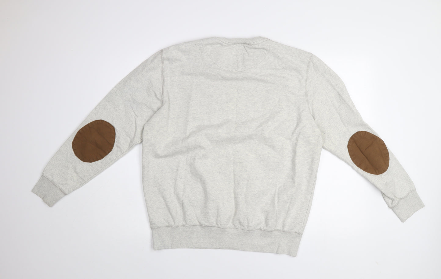 Twistedsoul Men's Grey 2XL Pullover Sweatshirt with Brown Accents