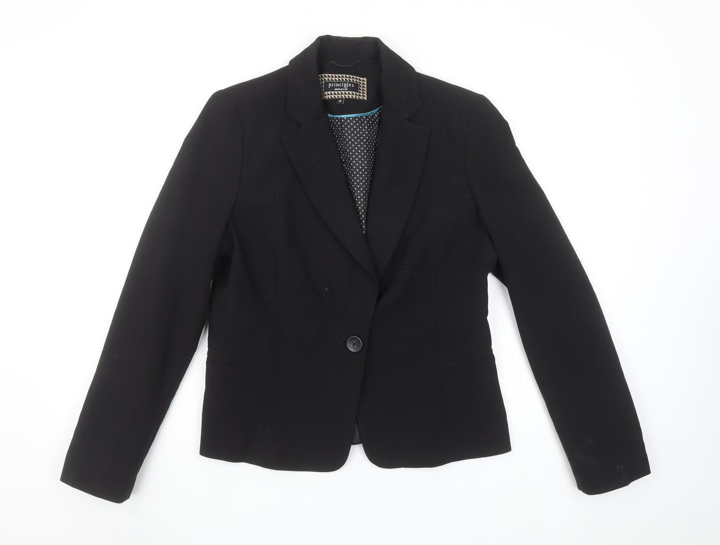 Principles by Ben de Lisi Black Women's Tailored Suit Jacket Size 12