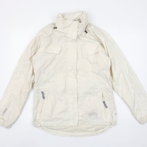 Regatta Women's Ivory Waterproof Rain Jacket Size 14 Lined Hooded Coat