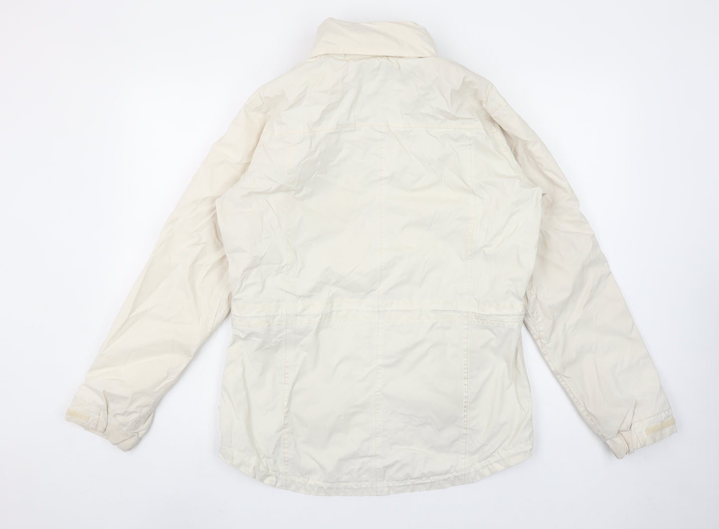 Regatta Women's Ivory Waterproof Rain Jacket Size 14 Lined Hooded Coat
