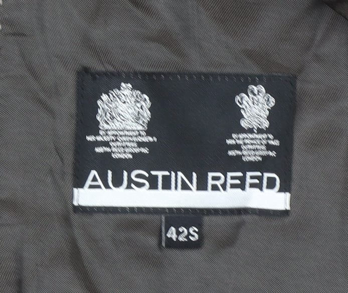 Austin Reed Men’s Grey Pinstripe Wool Blazer 42S Classic Formal Jacket