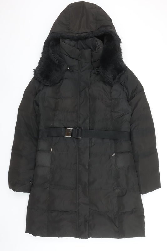 Marks and Spencer Womens Green Animal Print Jacket Size 10 Zip