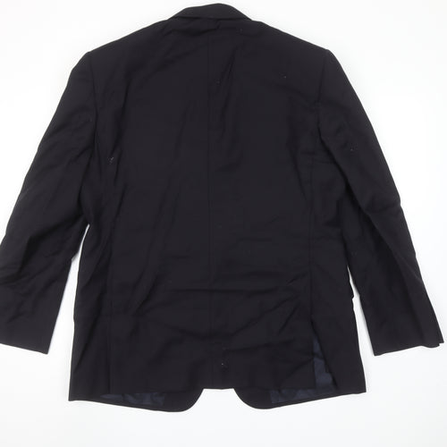 Marks and Spencer Autograph Men's Navy 44 Regular Wool Blazer Jacket