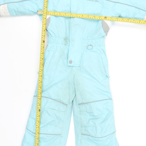 Trespass Girls Blue Waterproof Insulated Snowsuit 2-3 Years Winter Ski Wear