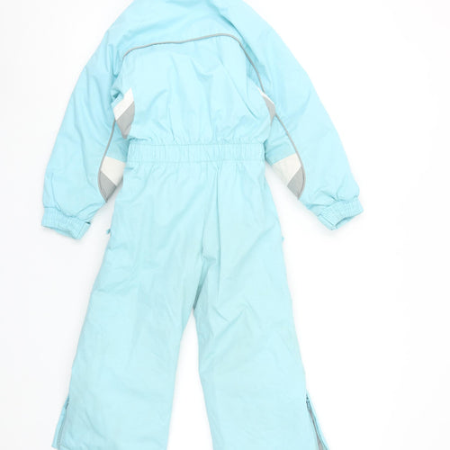 Trespass Girls Blue Waterproof Insulated Snowsuit 2-3 Years Winter Ski Wear