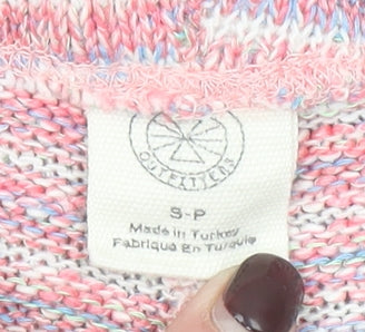 Outfitters Women's Multicoloured Striped Flared Knit Leggings S