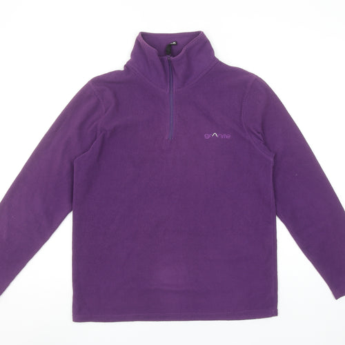 Granite Outdoors Women's Purple Fleece Pullover Sweatshirt Size M