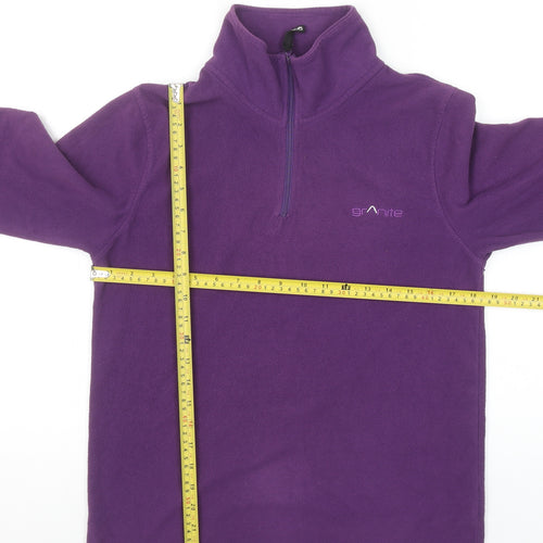Granite Outdoors Women's Purple Fleece Pullover Sweatshirt Size M