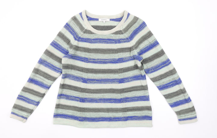 Sandwich Women’s Multicoloured Striped Cotton Jumper Size S