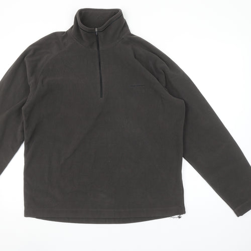 Craghoppers Men's Black Fleece Half Zip Pullover Sweatshirt Size M