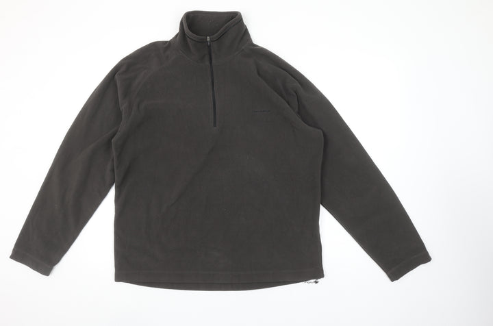 Craghoppers Men's Black Fleece Half Zip Pullover Sweatshirt Size M