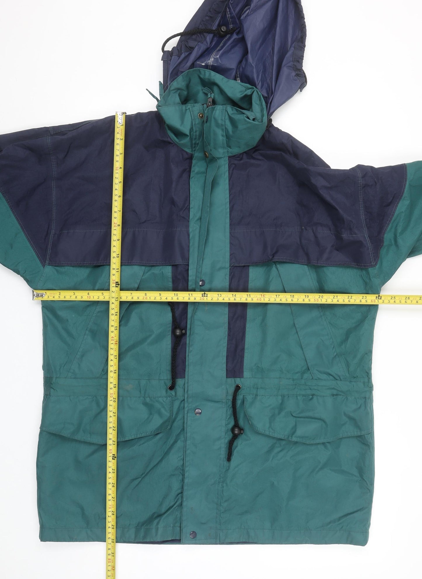 Roamer Men's Blue Green 3-in-1 Hooded Outdoor Jacket Size S
