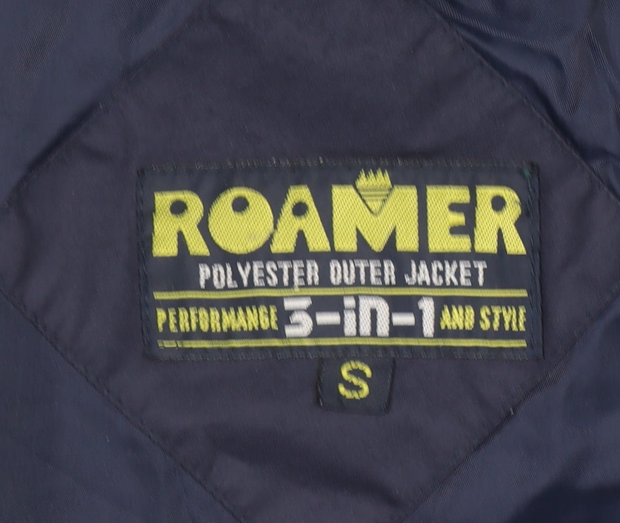 Roamer Men's Blue Green 3-in-1 Hooded Outdoor Jacket Size S