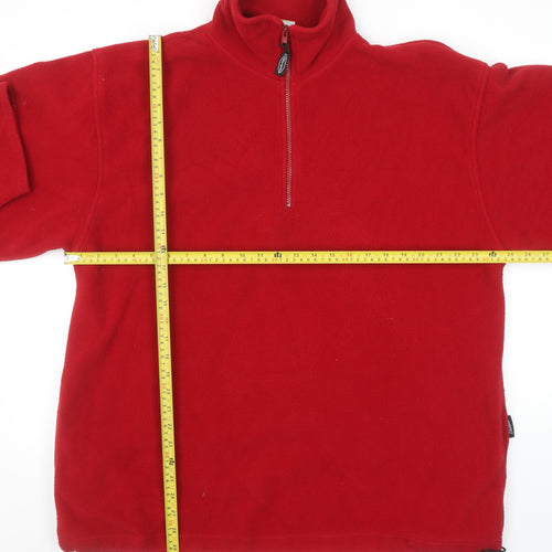Champion Outdoor Men's Red XL Fleece 1/4 Zip Pullover Sweatshirt