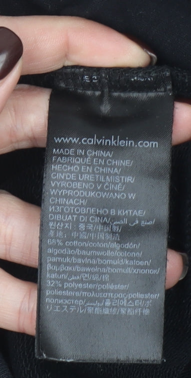 Calvin Klein Jeans Womens Black XS Jogger Sweatpants