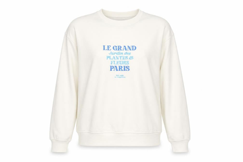 Front view of Dunnes Women Ivory Crew Neck Pullover Sweatshirt, size 12
