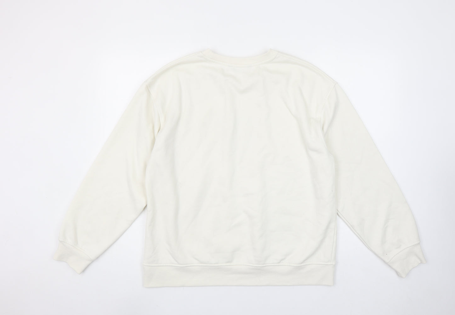 Dunnes Stores Women Ivory Crew Neck Pullover Sweatshirt Size 12