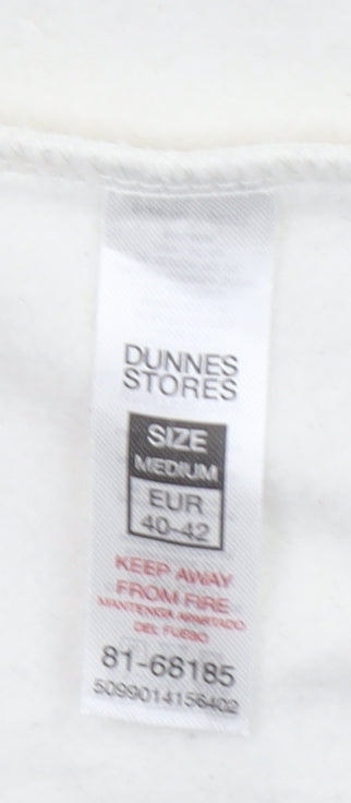 Dunnes Stores Women Ivory Crew Neck Pullover Sweatshirt Size 12