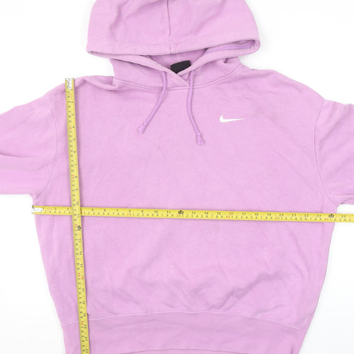 Nike Women’s Purple Pullover Hoodie Small Cotton Blend Sweatshirt