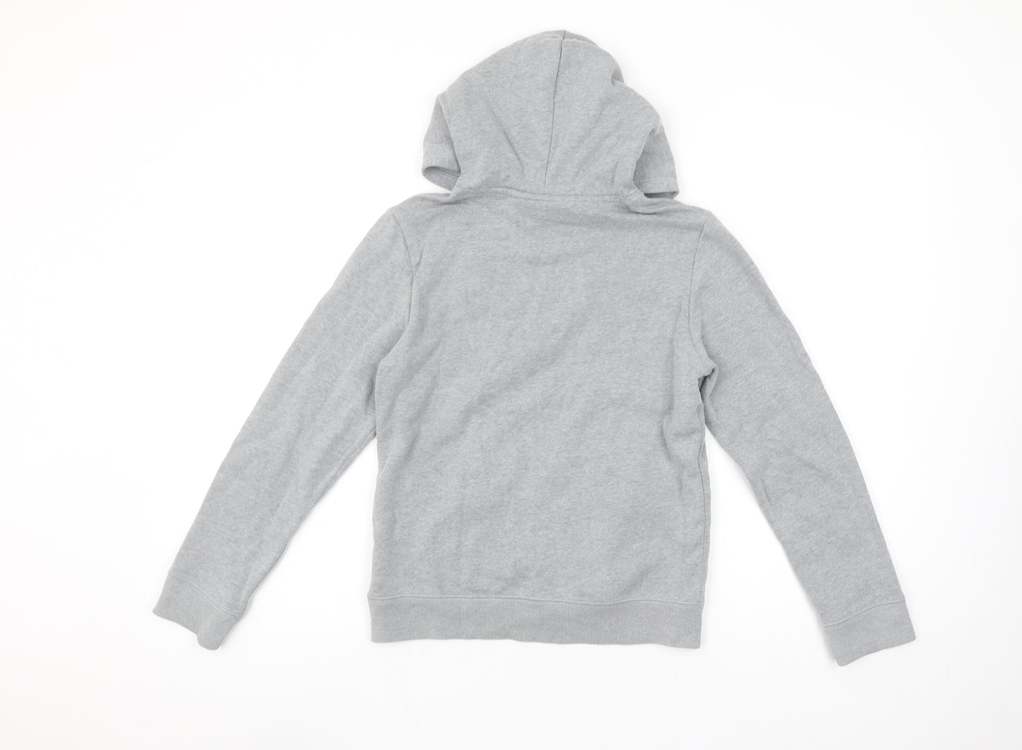 Under Armour Boys Grey Pullover Hoodie Medium ColdGear Fleece