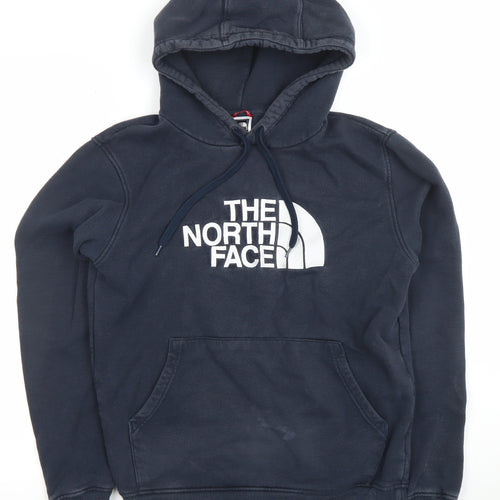 The North Face Mens Navy Blue Pullover Hoodie Size S Regular Fit