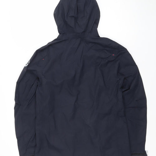 Tribord Women's Blue Waterproof Hooded Rain Jacket 2XS