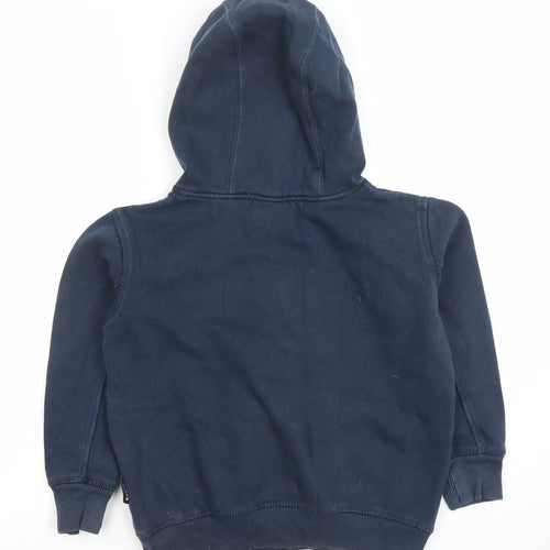 Bench Boys Blue Pullover Hoodie 5-6 Years Logo Fleece Sweatshirt