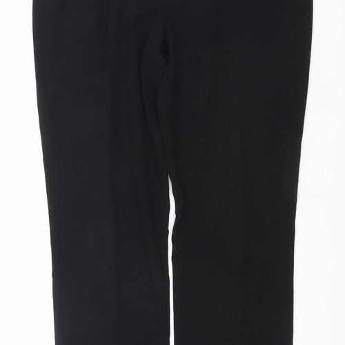 Marks and Spencer Women’s Black Long Dress Pants UK 14 Tall Stretch Trousers