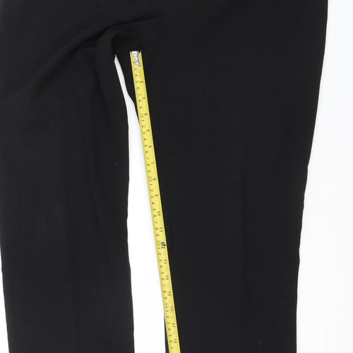 Marks and Spencer Women’s Black Long Dress Pants UK 14 Tall Stretch Trousers