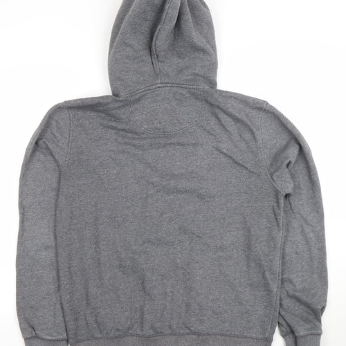 SoulCal & Co Grey Full Zip Hoodie Womens L Casual Cotton Blend