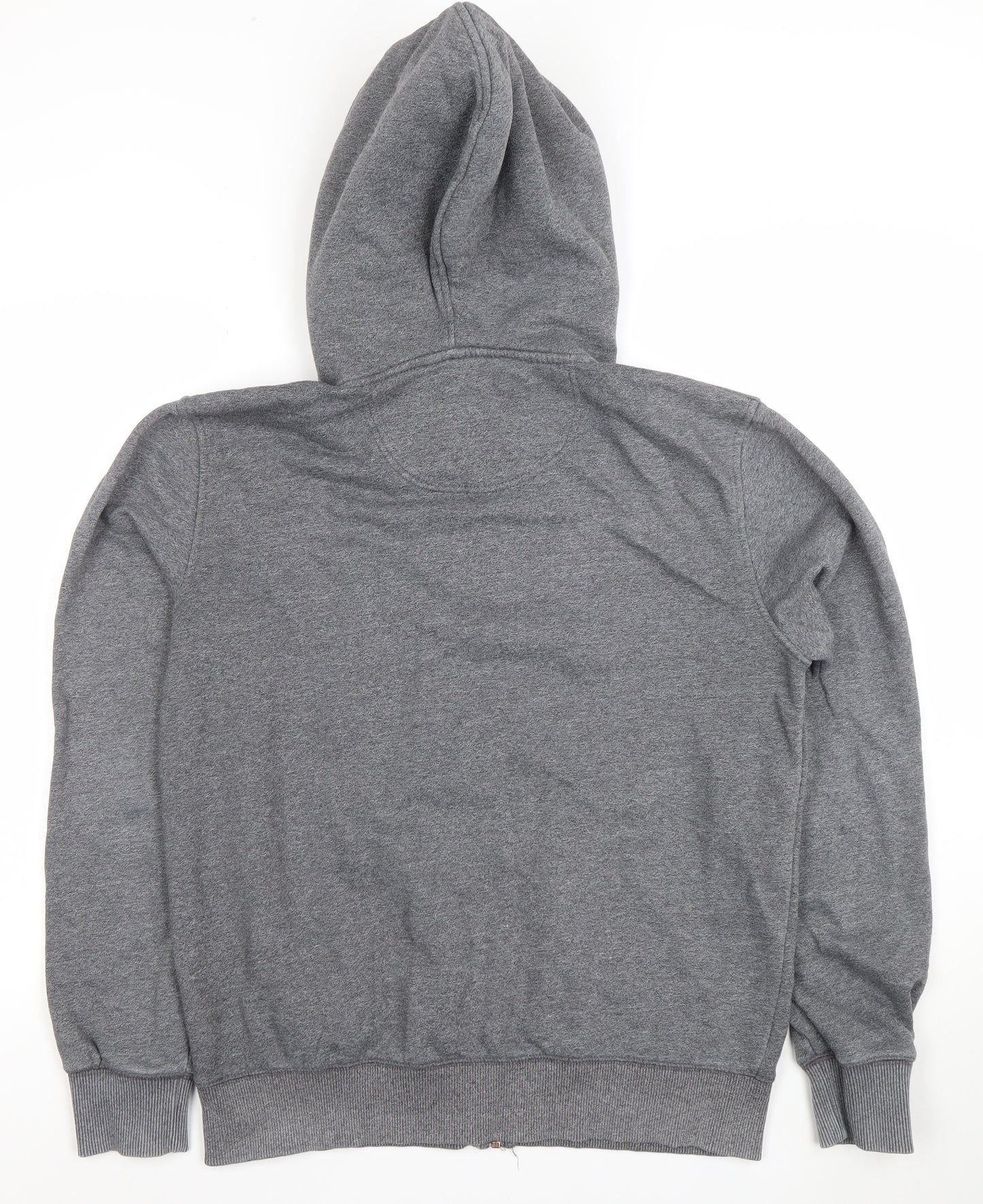 SoulCal & Co Grey Full Zip Hoodie Womens L Casual Cotton Blend