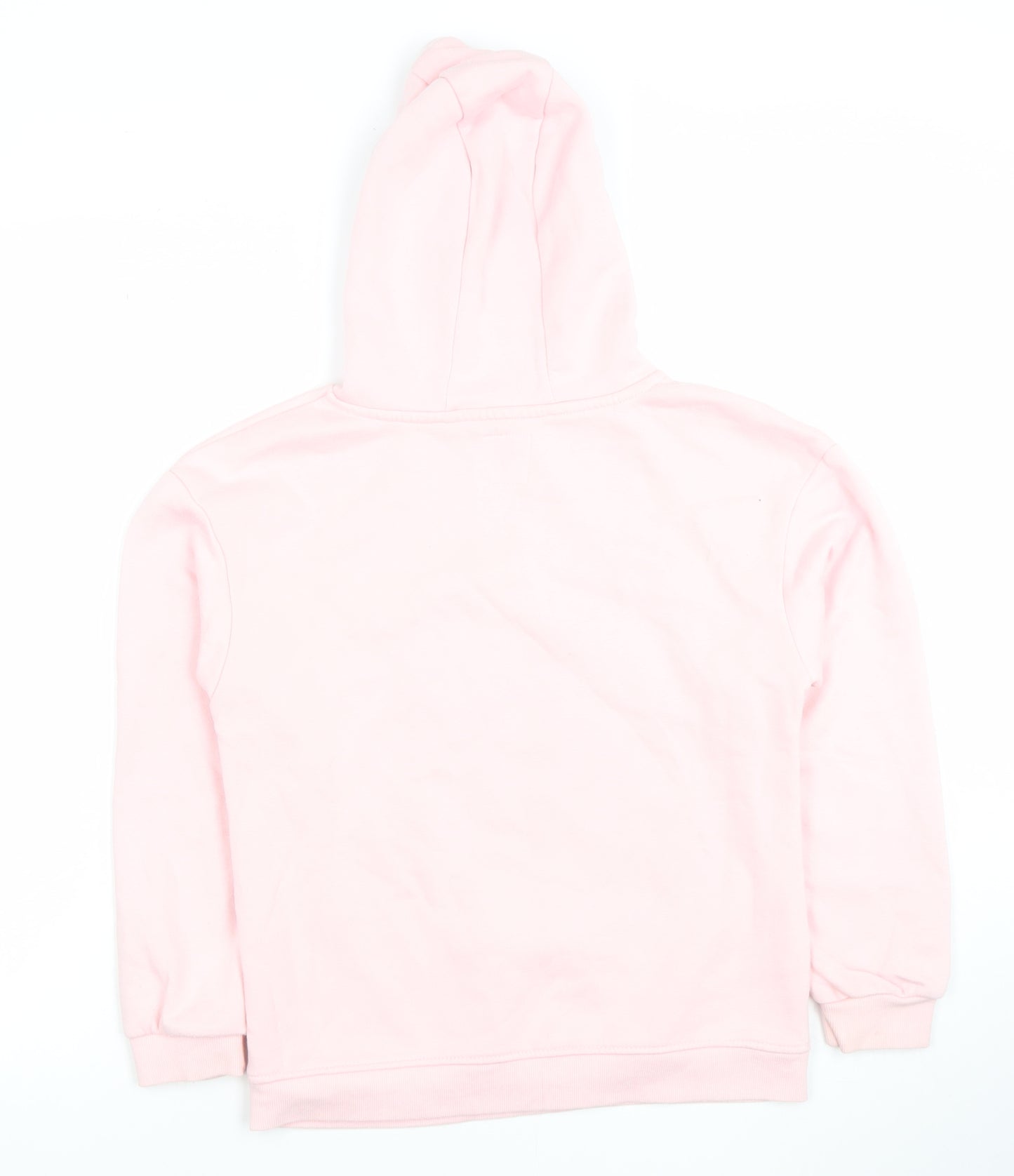 Primark Girls Pink Stitch Hoodie 10-11 Years Pullover Disney Fleece