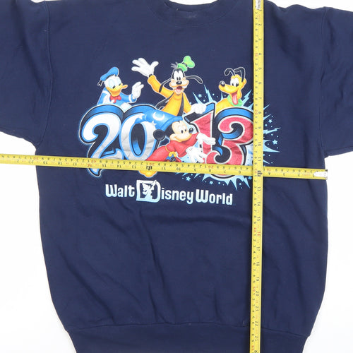Hanes Men's Blue Walt Disney World 2013 Pullover Sweatshirt S