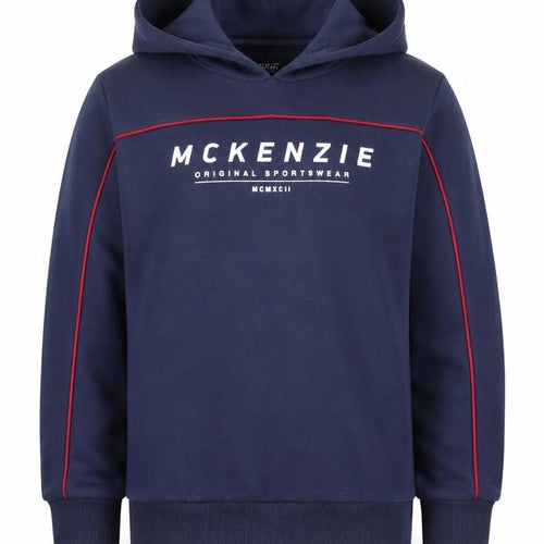 McKenzie Boys Navy Pullover Hoodie 8-10 Years Cotton Blend Sportswear
