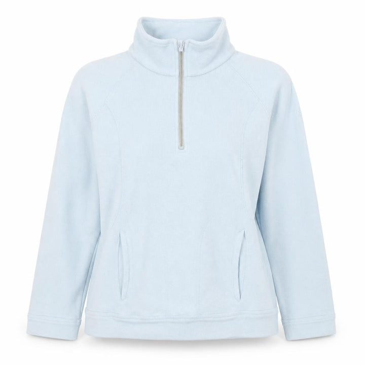 Regatta Women's Light Blue 1/2 Zip Pullover Sweatshirt Size 10