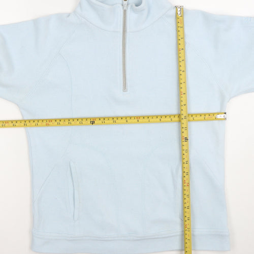 Regatta Women's Light Blue 1/2 Zip Pullover Sweatshirt Size 10